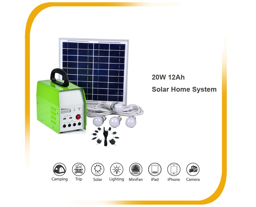 KIT SOLAR POWER SYSTEM 20W